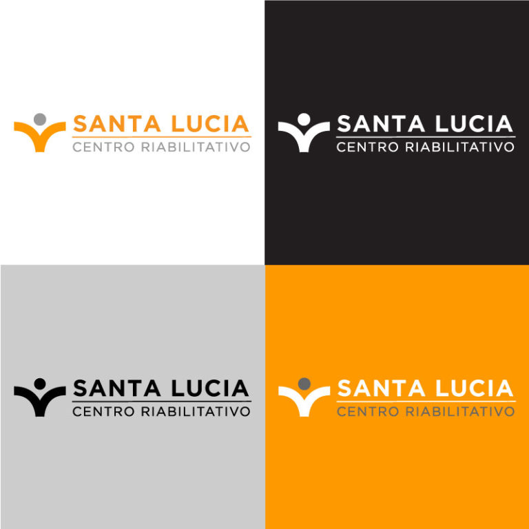 Logo Centro Riabilitativo Santa Lucia varianti colore