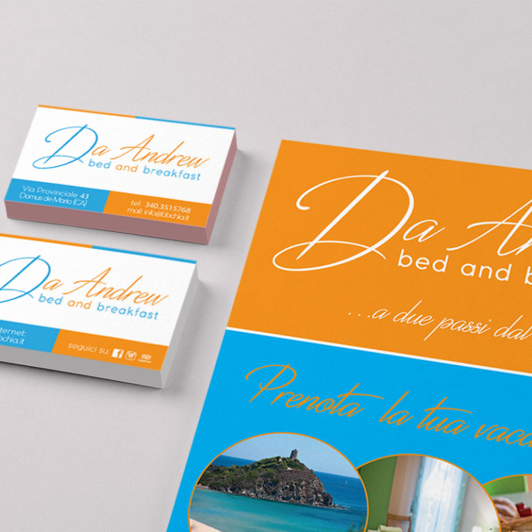 B.V. e Locandina pubblicitaria Bed and Breakfast Da Andrew