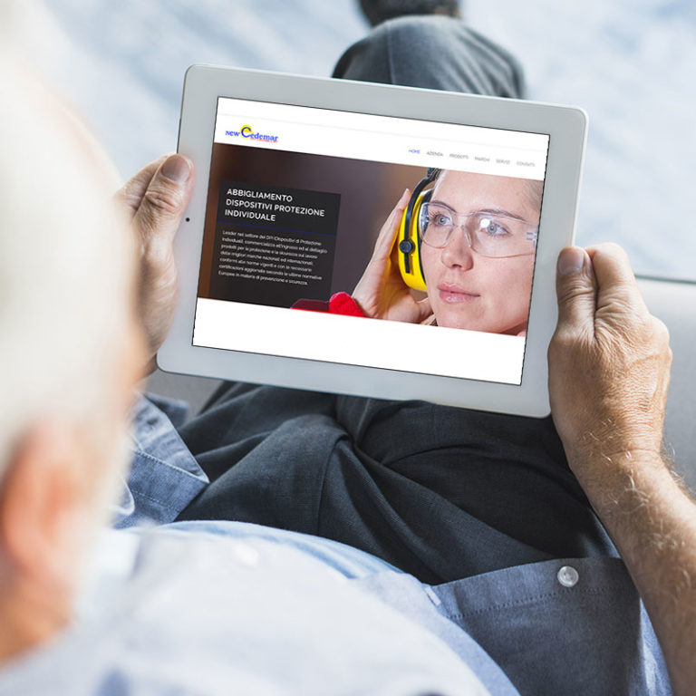 Tablet Sito Web New Cedemar