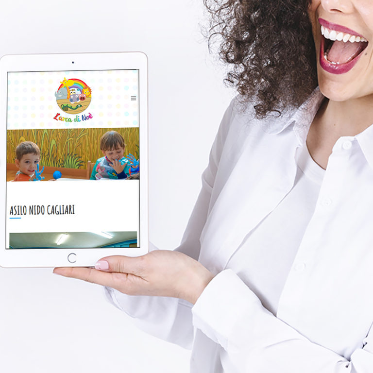 Tablet Sito Web Nido Arca di Noè